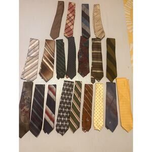Vintage neck tie lot